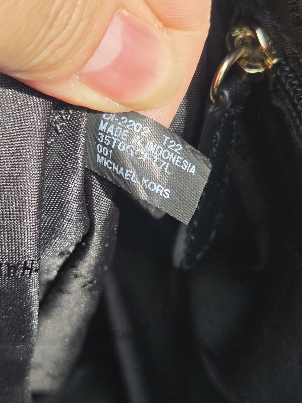 Michael Kors Black Saffiano Leather Tote Bag - Picture 10 of 15
